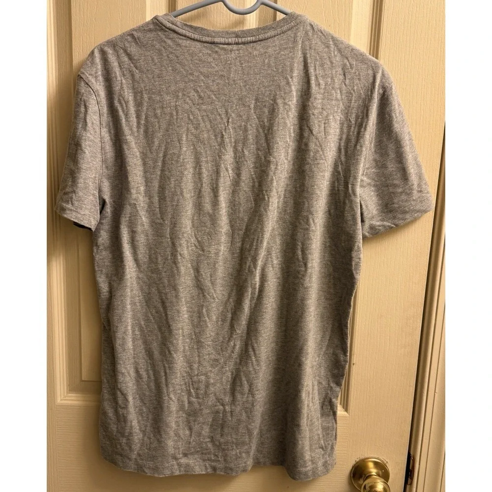 Polo Ralph Lauren Rugby Bear Short Sleeve Crew Neck Cotton T-Shirt Gray Small‎